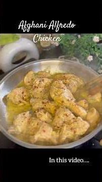 With Just basic Ingredients Try this Afghani Alfredo Chicken #viralvideo @H@Honey-Beez1111