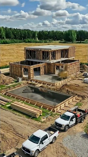 From Dirt to Dream A Full House Build Timelapse #construction #timelapse #modernhome