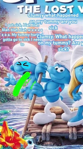Clumsy Smurf Tommy grumble ￼