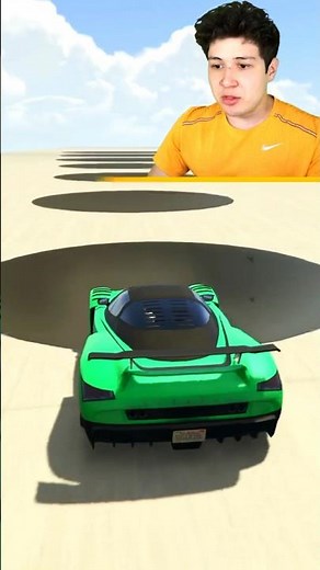 Coches Vs Baches Gigantes en GTA 5! 🚘🕳️