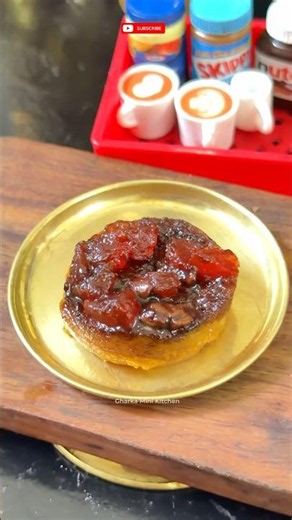 🍰 Mini Marigold Biscuit Cake Recipe in Tiny Cooking Kitchen 😍 | Easy No Oven Cake #shorts