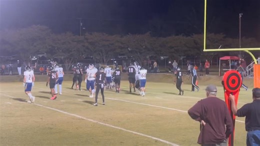 Ethan Thrash with the score, Union & D’Arbonne Woods tied at 7 with :37 left in 1st quarter | K104 Downs Law Friday Night Scoreboard Show