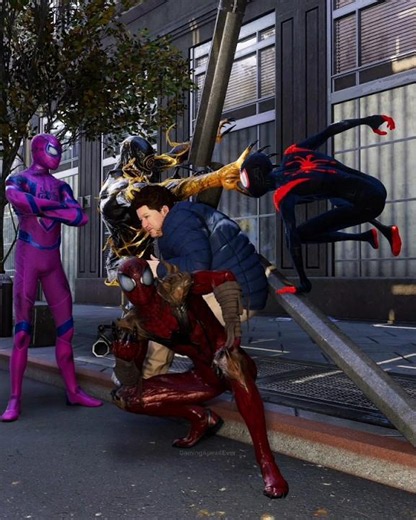 When an Alien tried to grab Spider-Man Miles Morales 💯🔥 PS5 #spiderman #milesmorales