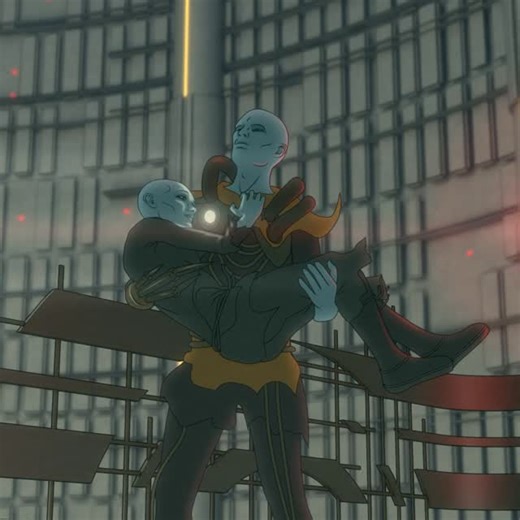 Dylan Marvin on Instagram: "No gen AI here. This (cropped) proof-of-concept was created primarily with a 2019 Intel iMac using techniques available in After Effects for about twenty years. I created a vector rigging process that suited my brain when I failed to make alternative or conventional applications click. The backgrounds too were created with SketchUp and Photoshop painting, also vintage digital tools. #throwback #2Danimation #scifianimation #horroranimation #humanart Music @darinpresley