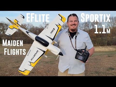 E-flite - Sportix - 1.1m - Maiden Flights