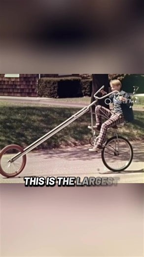 Huge chopper bike from back in the day! #Chopper #Bicycle #Bike #BackInTheDay