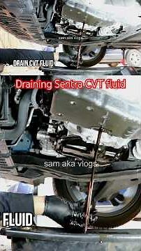 Draining your 2022 sentra CVT fluid #SamAkaVlogs #automobile #transmission