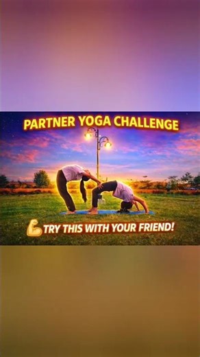 Partner Yoga Challenge 🔥 Only 1% Can Do This!