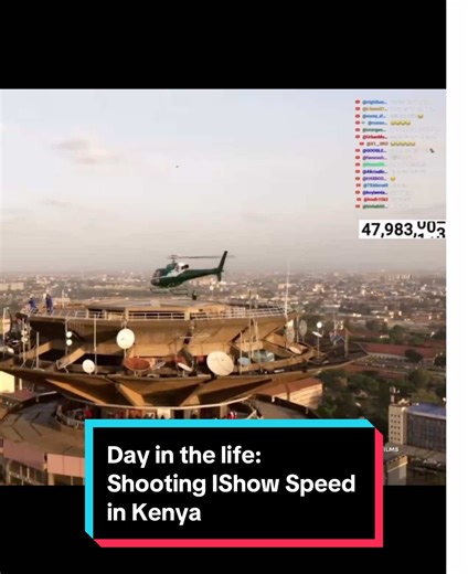 Drone Team Captures IShowSpeed in Kenya's Chaos