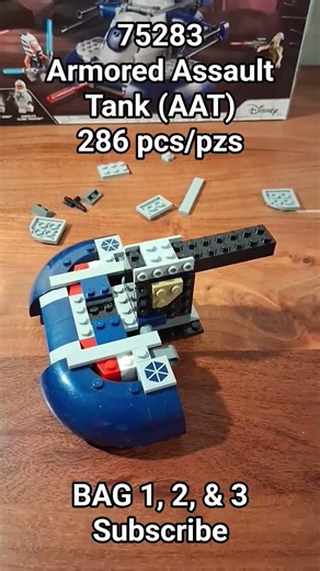 75283 Armored Assault Tank (AAT) 286 pcs/pzs #lego #legosets #starwars #legostarwarsbattles
