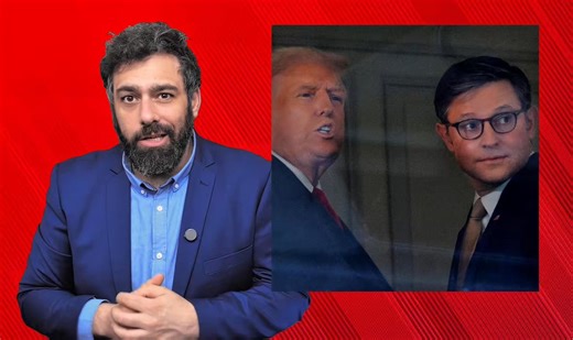 Iran war, that's the war that half of the money spent goes into the pockets of the rich and powerful that are in the Epstein files.