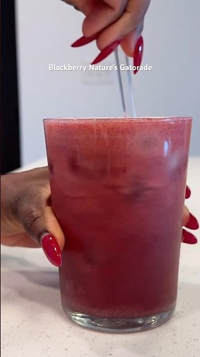 My Favorite Blackberry Hydration Drink | Natural Homemade Electrolyte Drink