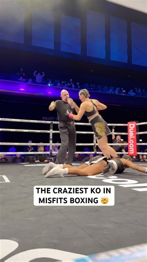 Is this the best KO in Misfits Boxing history? 🤯 #misfitsboxing #highlights
