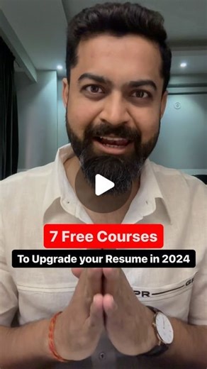 Ashish K. Singh | Personal & Career Growth Consultant on Instagram: "7 Free Courses that will help you Upgrading Your Resume in 2024 👇 1.⁠ ⁠Advanced Google Analytics by Google - https://analytics.google.com/analytics/academy/course/7 2.⁠ ⁠Learn AI by Elements of AI - https://www.elementsofai.com/ 3.⁠ ⁠Everyday Excel by Coursera - https://www.coursera.org/specializations/everyday-excel 4.⁠ ⁠Critical Thinking by Alison - https://alison.com/tag/critical-thinking 5.⁠ ⁠Introduction to Computer Scien