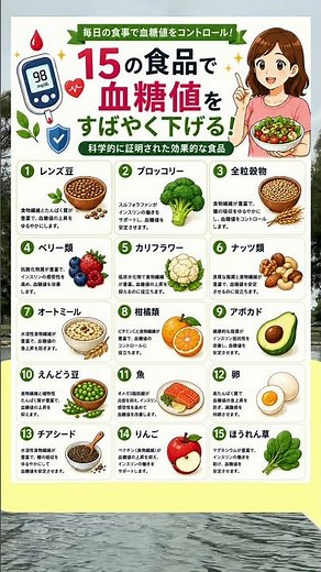 【血糖値対策】食事で改善！血糖値をすばやく下げる「おすすめ食品15選」