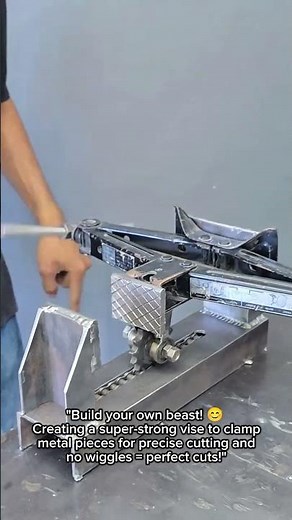 Heavy-Duty Metal Vise: No Wiggles, Perfect Cuts #DIYvise #Metalworking #WorkshopTools #GarageHacks