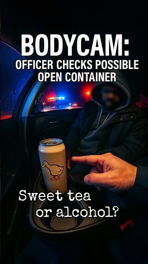 BODYCAM: Officer Checks Possible Open Container