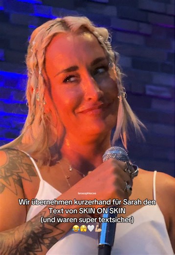 Sarah Connors Skin on Skin Live Performance