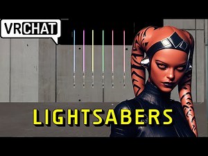 New VRChat Lightsabers v2 - Easy Plug & Play World Asset
