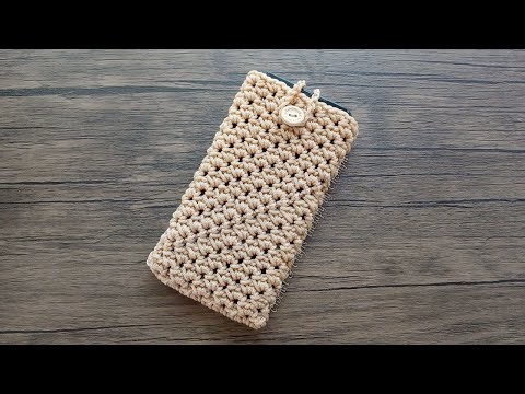 Crochet phone case💖 Step by step crochet phone case tutorials💖 Crochet & Crafts Therapy