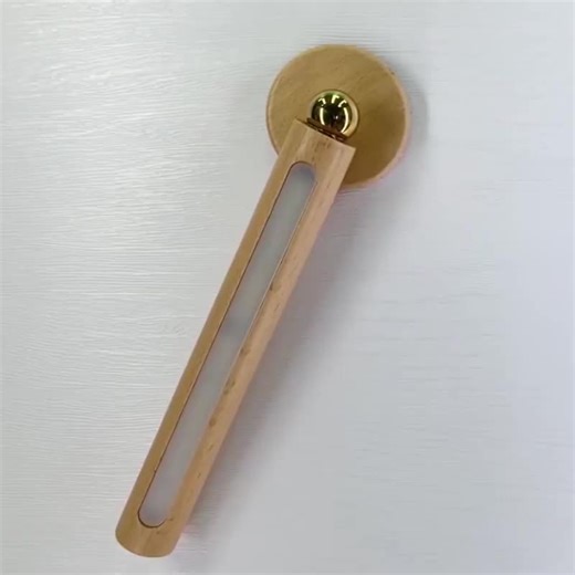 Portable Wooden LED Wall Light: Illuminate Your Nights