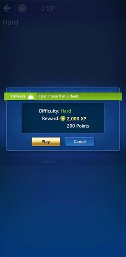Microsoft Solitaire Collection TriPeaks Hard 10.12.2026