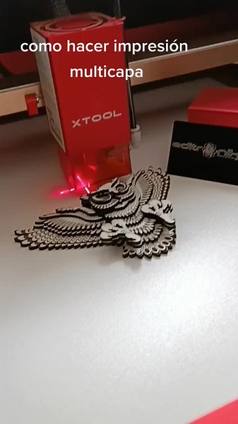 Tutorial de figuras multicapa en MDF con xTool