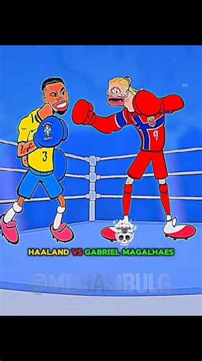 Haaland vs Gabriel Magalhaes at the 2026 World Cup 💀🔥 #ধাঁধাও #shorts