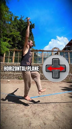 roles of each leg on a slackline