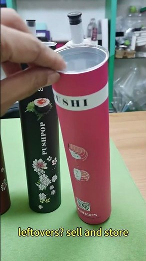 Agreen Sushi Push Up Pop Tube Container Packaging