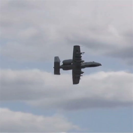 A-10 Thunderbolt II Firing Its Legendary Gun #Warthog #Combat