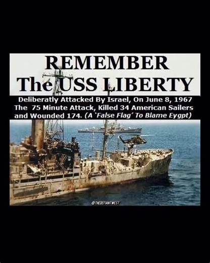 Western Defiance | The USS Liberty incident was an attack on a United States Navy technical research ship (a spy ship), USS Liberty, by Israeli Air Force jet... | Instagram