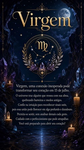 Signo de virgem para 15/07 #signovirgem #astrologia #signos