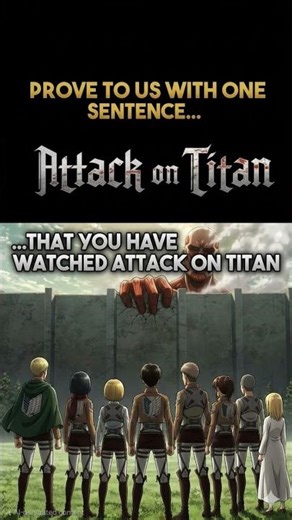 Are you a REAL Attack on Titan fan? ⚔️ #trending #viral #youtubeshorts #shorts #anime #aot