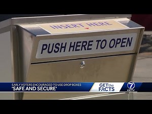 Get the Facts: Why drop boxes are the safest way to return early ballots