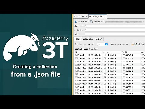 MongoDB 101: Lesson 4, Exercise 1 » Creating a collection from a .JSON file