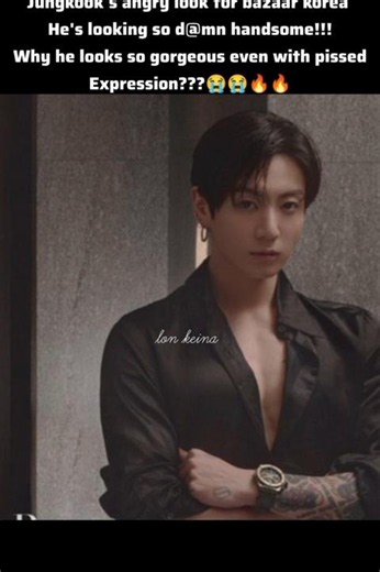 Jungkook new pissy look for Bazaar Korea😭 #kpop #bts #new #jk #jungkook #bazaar #handsome #cool