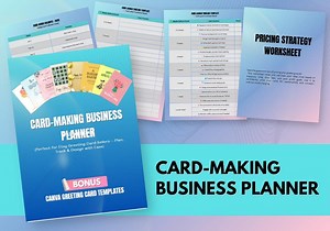 Editable Card-making Business Planner With Canva Greeting Card Templates – Printable PDF With Resell Rights - Etsy
