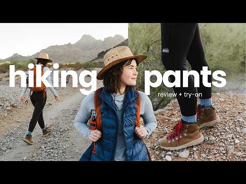Trying on & reviewing 12 pairs of popular hiking pants