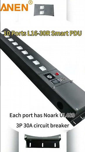 Power your mining with our new 10-outlet smart PDU L16-30R! #datacenter #pdu