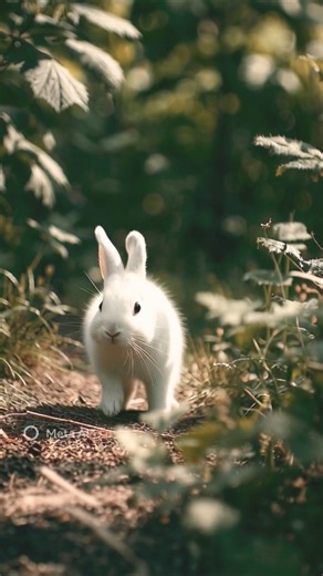 Beautiful Rabbit jumping video 🤍🤍