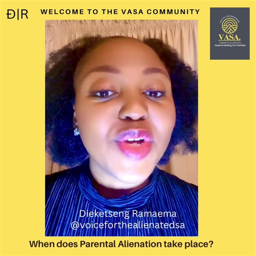 Parental Alienation is quite difficult to identify, which is why it is important to have experienced professionals dealing with PA cases. What Parental Alienation challenges are you experiencing right now? Are you having an expert assist your? #dieketsengramaema #voiceforthealienatedsa #parentalalienation #vasa