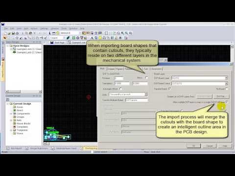 CADSTAR: Importing board outlines using DXF