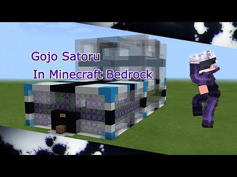 Minecraft Bedrock Command Block Showcase: Gojo Satoru