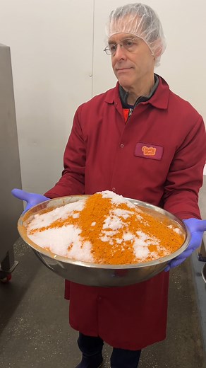 This is how we add the flavor to our smoked pork snack sticks. #behindthescenes #howitsmade #MeatLover | Country Meats