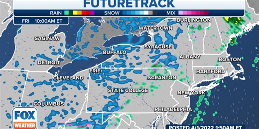 Dangerous snow squalls expected to sweep across Northeast on April Fools’ Day