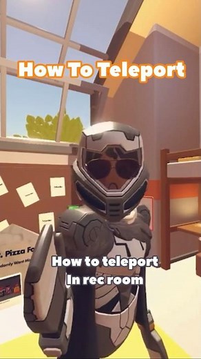 How To Teleport In Rec Room 🙂 #recroom