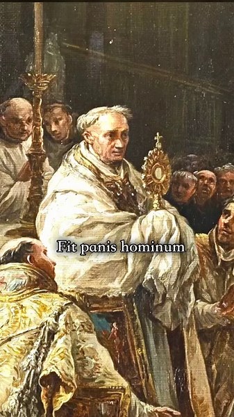 "Panis Angelicus", a hymn to Christ, the Bread of Angels ⛪