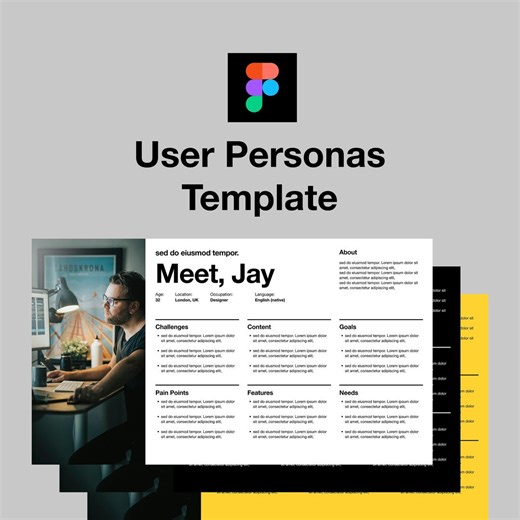 Figma User Persona Template | UX Research Framework (digital Download) - Etsy UK