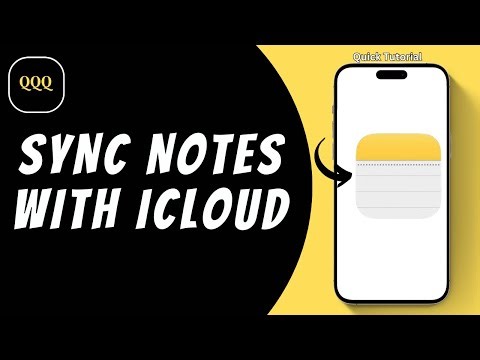 How to Sync iPhone Notes With iCloud ?